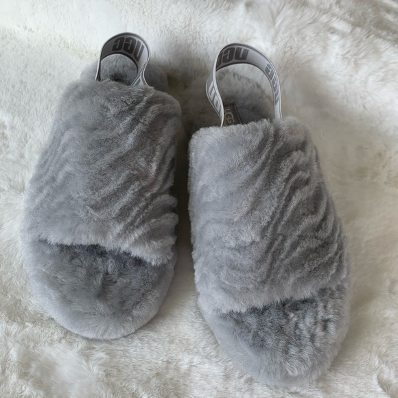 UGG fluff yeah wavy slide slippers - Picture 2 of 8